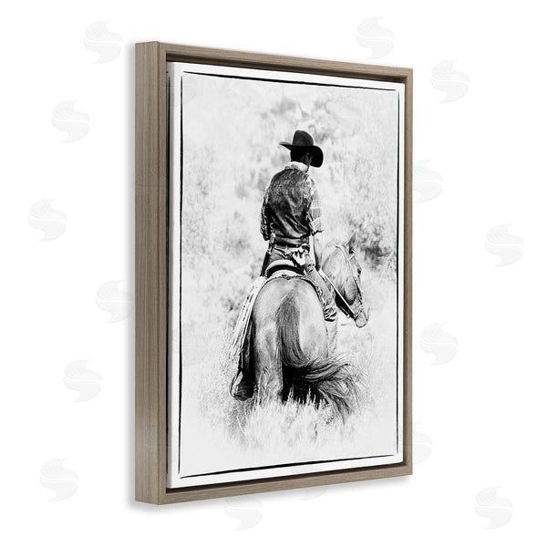 Stupell Industries Jerry Cowart | Cowboy & Horse In Nature Wall Art