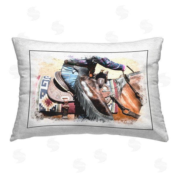 Stupell Industries Jerry Cowart | Cowboy With Rustic Border