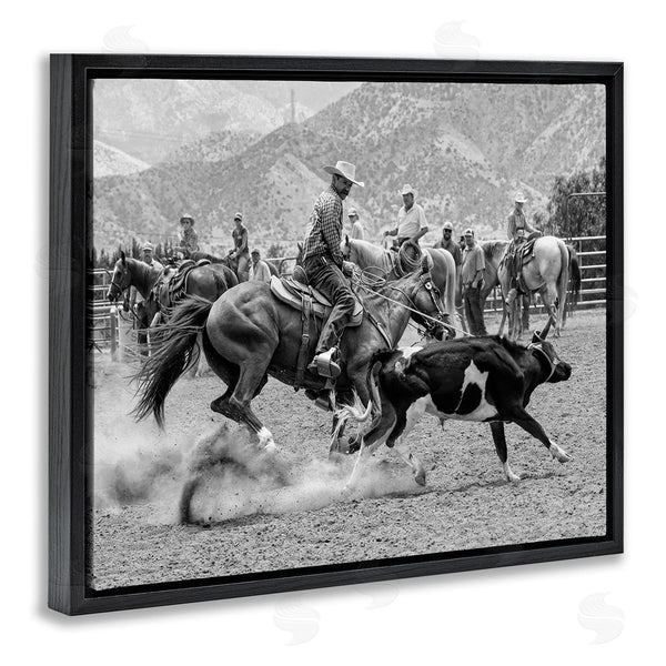 Stupell Industries Jerry Cowart | Rodeo Cowboys With Cattle Wall Art