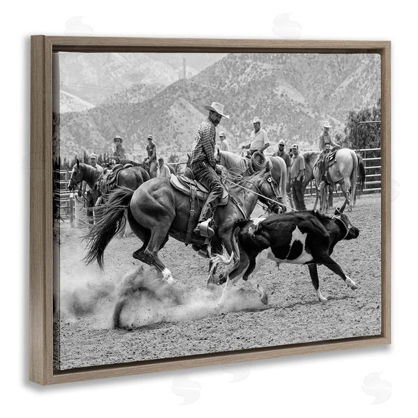 Stupell Industries Jerry Cowart | Rodeo Cowboys With Cattle Wall Art