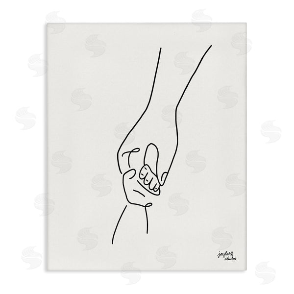stupell industries Jess Baskin | Parent & Child Holding Hands Family Line Doodle Wall Art