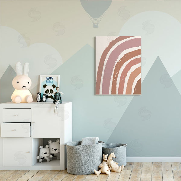 Stupell Industries Jess Bruggink | Desert Rainbow Paintbrush Stroke Arches Wall Art