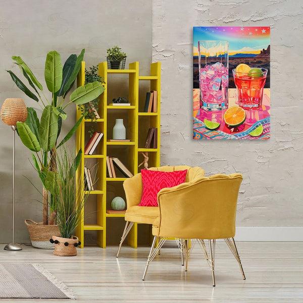 Stupell Industries Jess Stempel | Cocktails At Sunset View Wall Art