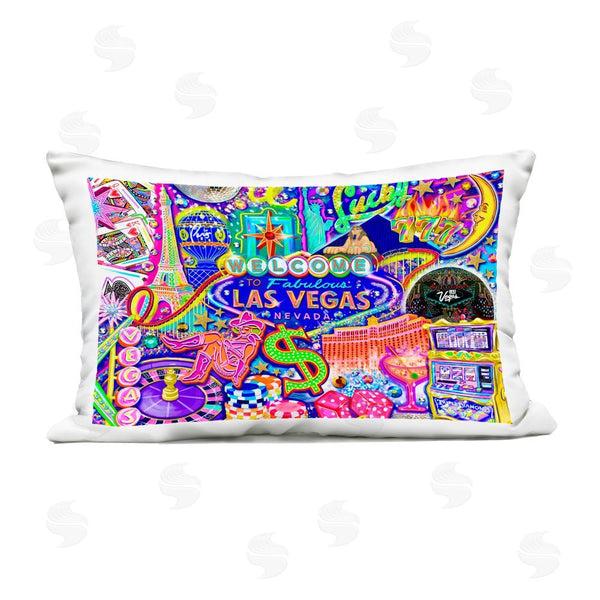 Stupell Industries Jess Stempel | Fabulous Las Vegas Fun Printed Throw Pillow