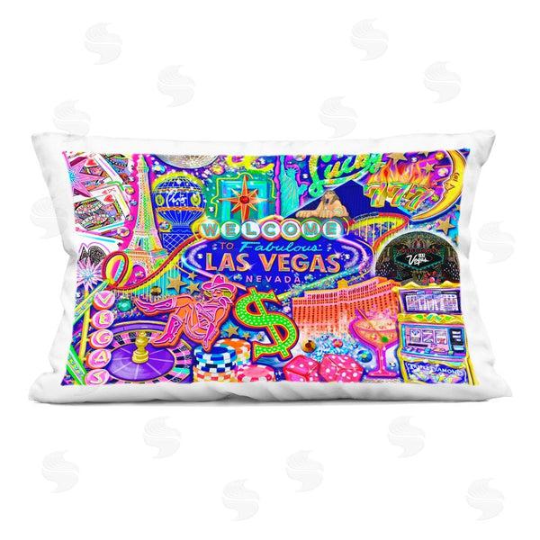 stupell industries Jess Stempel | Fabulous Las Vegas Fun Printed Throw Pillow