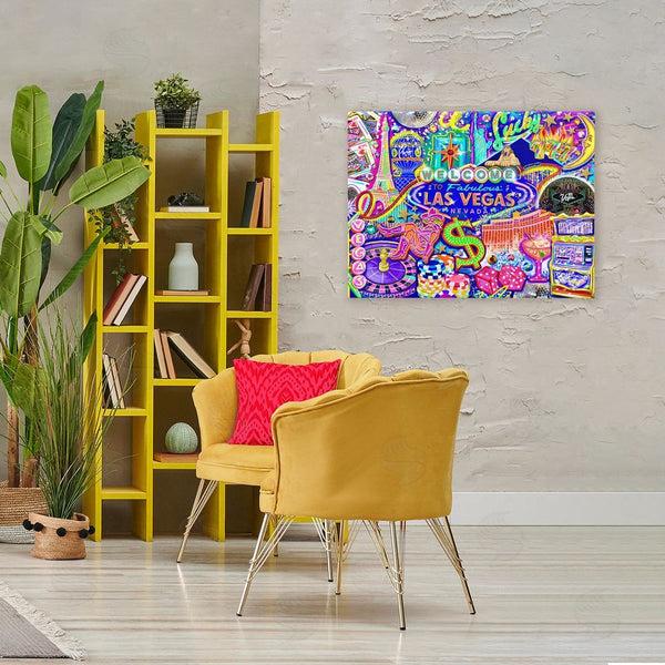 Stupell Industries Jess Stempel | Fabulous Las Vegas Fun Wall Art