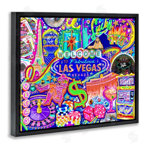 Stupell Industries Jess Stempel | Fabulous Las Vegas Fun Wall Art