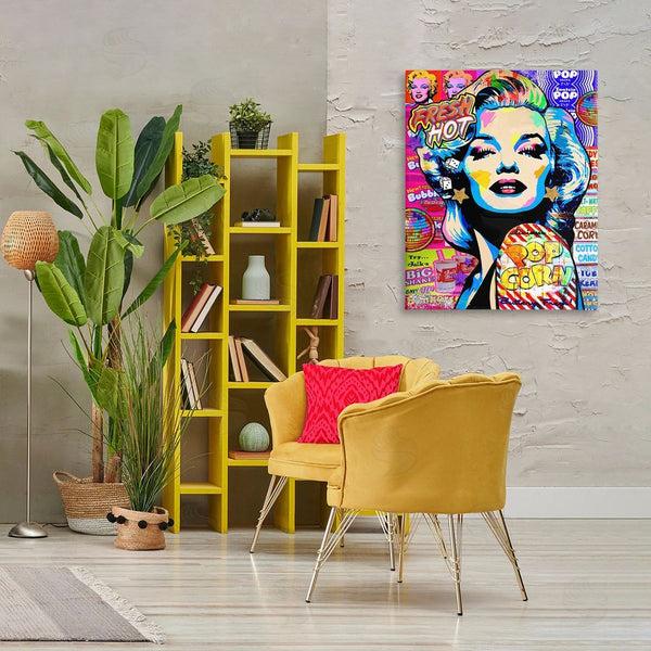 Stupell Industries Jess Stempel | Groovy Pop Style Marilyn Wall Art