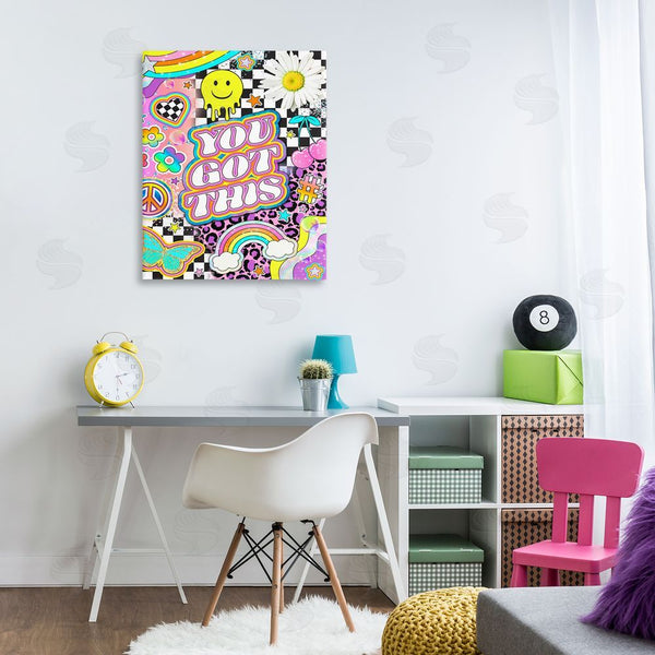 Stupell Industries Jess Stempel | Groovy You Got This Collage Wall Art