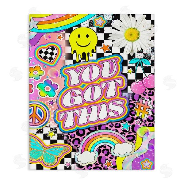 stupell industries Jess Stempel | Groovy You Got This Collage Wall Art