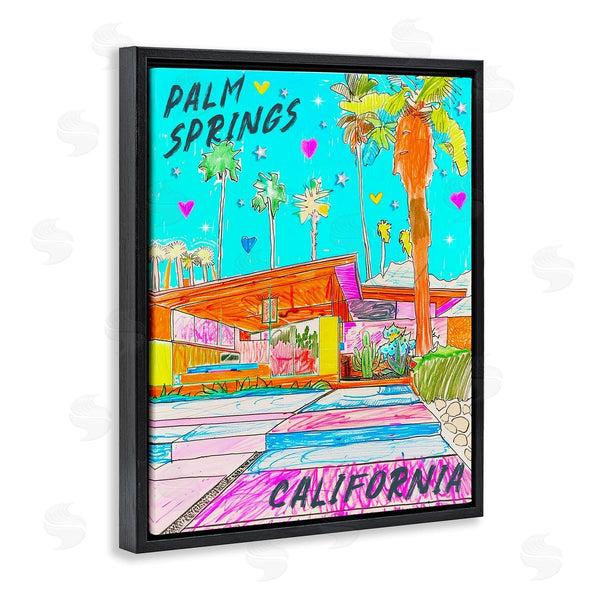 Stupell Industries Jess Stempel | Palm Springs Villa Doodle Wall Art