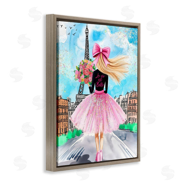 Stupell Industries Jess Stempel | Parisian Fashionista & Bouquet