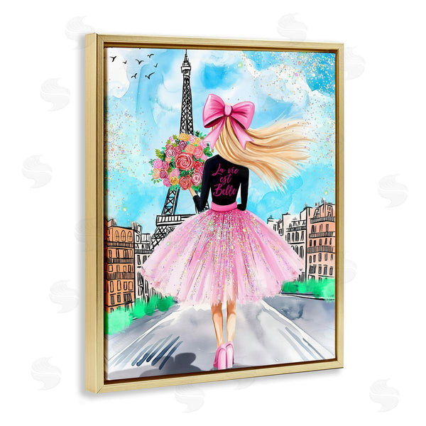 Stupell Industries Jess Stempel | Parisian Fashionista & Bouquet