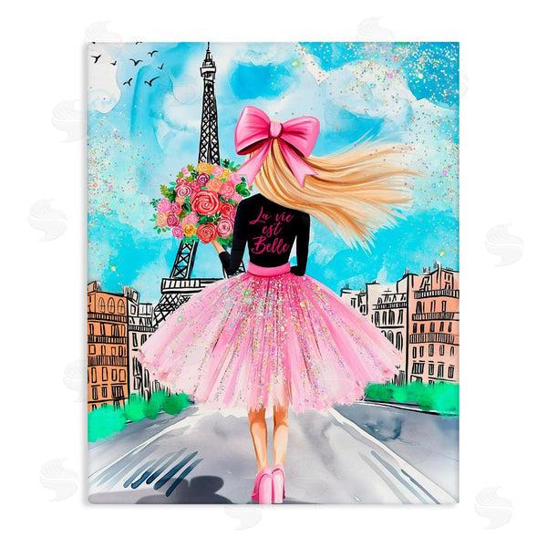 stupell industries Jess Stempel | Parisian Fashionista & Bouquet