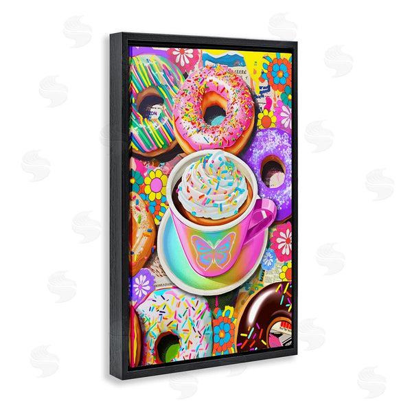 Stupell Industries Jess Stempel | Pastel Donuts & Coffee Mug Wall Art
