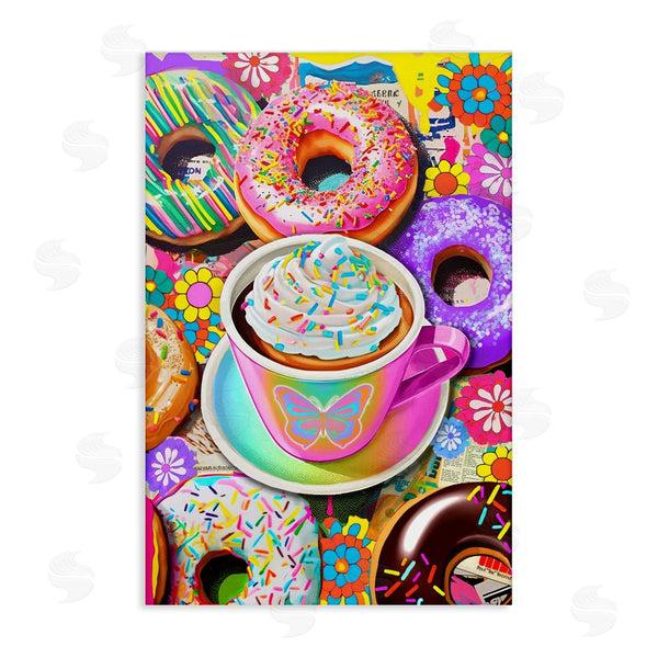 stupell industries Jess Stempel | Pastel Donuts & Coffee Mug Wall Art