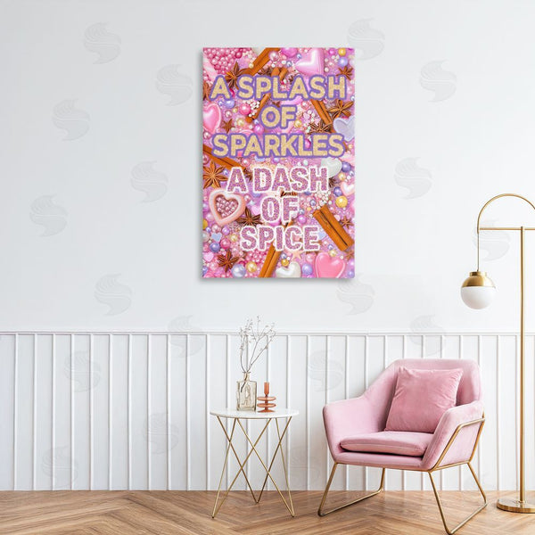 Stupell Industries Jess Stempel | Splash Of Sparkle Dash Of Spice Wall Art