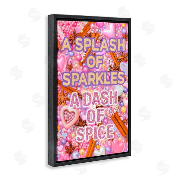 Stupell Industries Jess Stempel | Splash Of Sparkle Dash Of Spice Wall Art