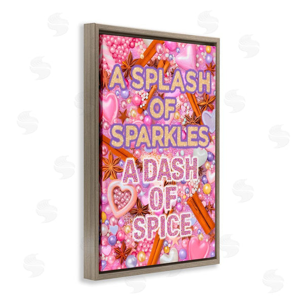 Stupell Industries Jess Stempel | Splash Of Sparkle Dash Of Spice Wall Art