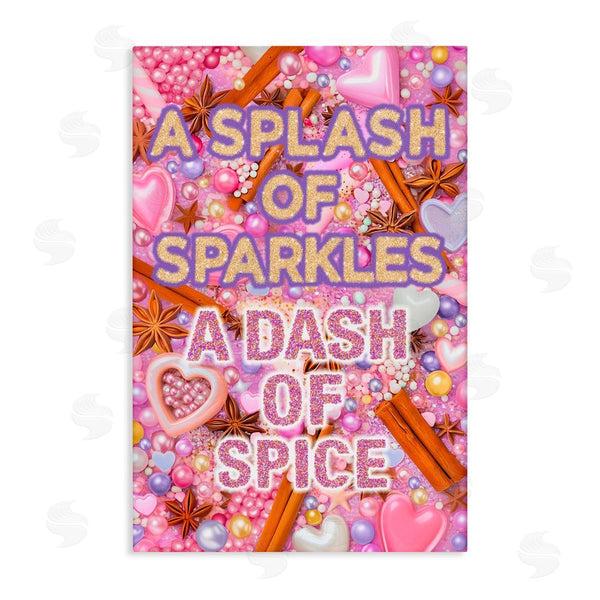 stupell industries Jess Stempel | Splash of Sparkle Dash Of Spice Wall Art