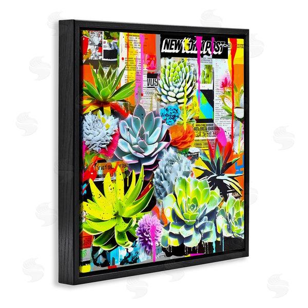 Stupell Industries Jess Stempel | Urban Graffiti Succulents Wall Art