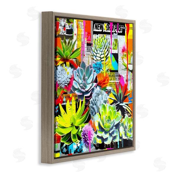 Stupell Industries Jess Stempel | Urban Graffiti Succulents Wall Art