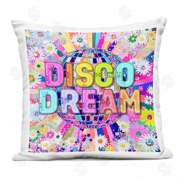 Stupell Industries Jess Stempel | Vivid Disco Dream With Daisies Printed Throw Pillow