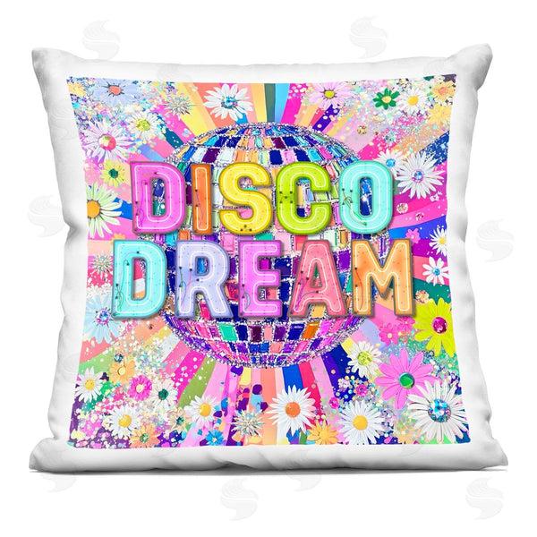stupell industries Jess Stempel | Vivid Disco Dream with Daisies Printed Throw Pillow
