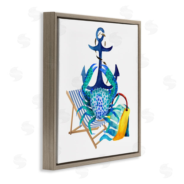 Stupell Industries Jesse Keith | Anchor & Beach Crab Wall Art