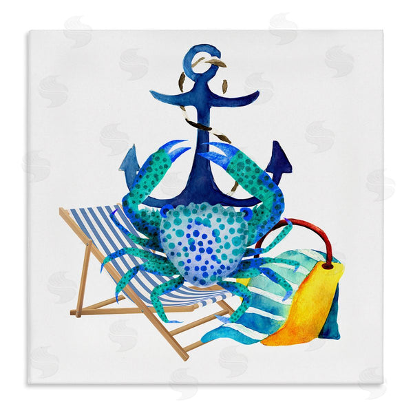stupell industries Jesse Keith | Anchor & Beach Crab Wall Art