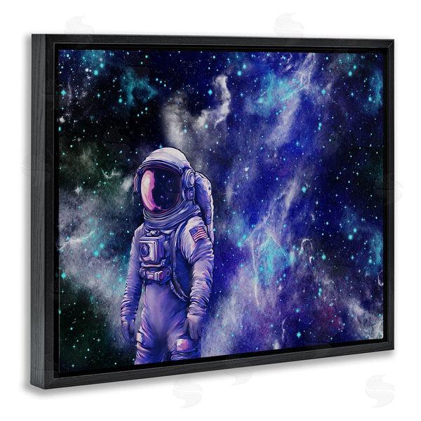 Stupell Industries Jesse Keith | Astronaut With Blue Nebula