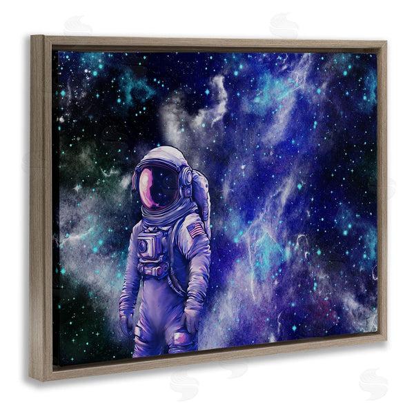 Stupell Industries Jesse Keith | Astronaut With Blue Nebula