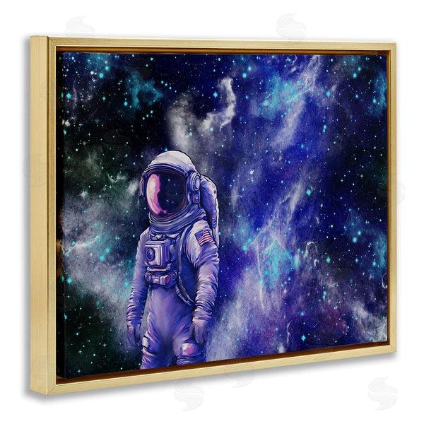 Stupell Industries Jesse Keith | Astronaut With Blue Nebula
