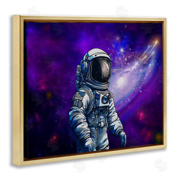 Stupell Industries Jesse Keith | Astronaut With Swirling Galaxy
