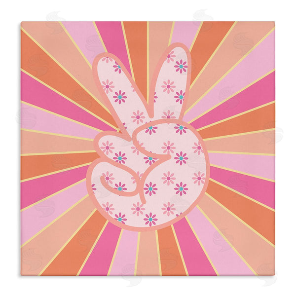 stupell industries Jesse Keith | Beaming Peace Sign Hand Wall Art