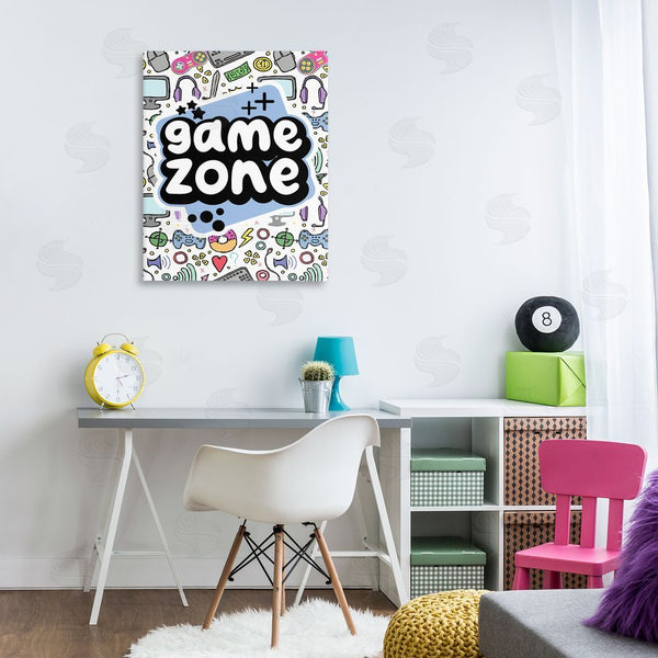 Stupell Industries Jesse Keith | Blue Game Zone Wall Art