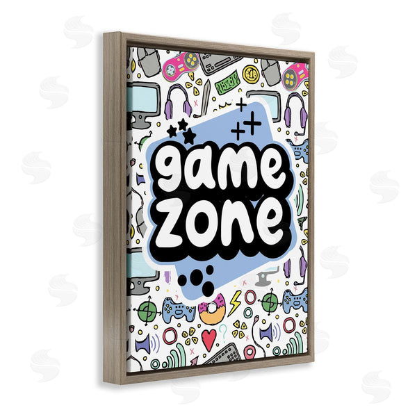 Stupell Industries Jesse Keith | Blue Game Zone Wall Art