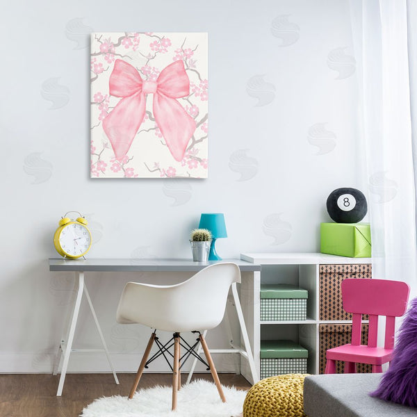 Stupell Industries Jesse Keith | Cherry Blossom & Ribbon Wall Art