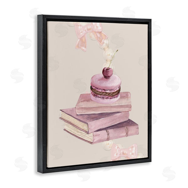 Stupell Industries Jesse Keith | Cherry Macaron On Book Stack Wall Art