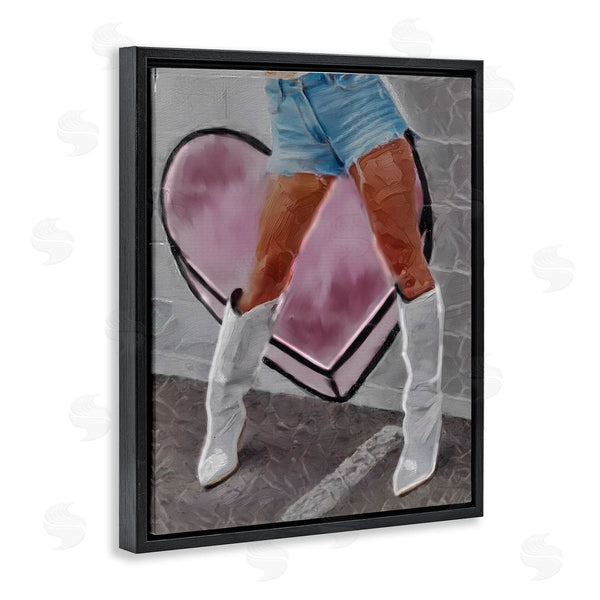 Stupell Industries Jesse Keith | Chic Cowgirl & Heart Wall Art