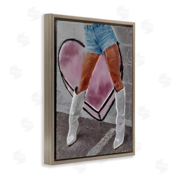 Stupell Industries Jesse Keith | Chic Cowgirl & Heart Wall Art