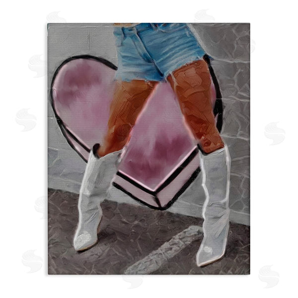 stupell industries Jesse Keith | Chic Cowgirl & Heart Wall Art