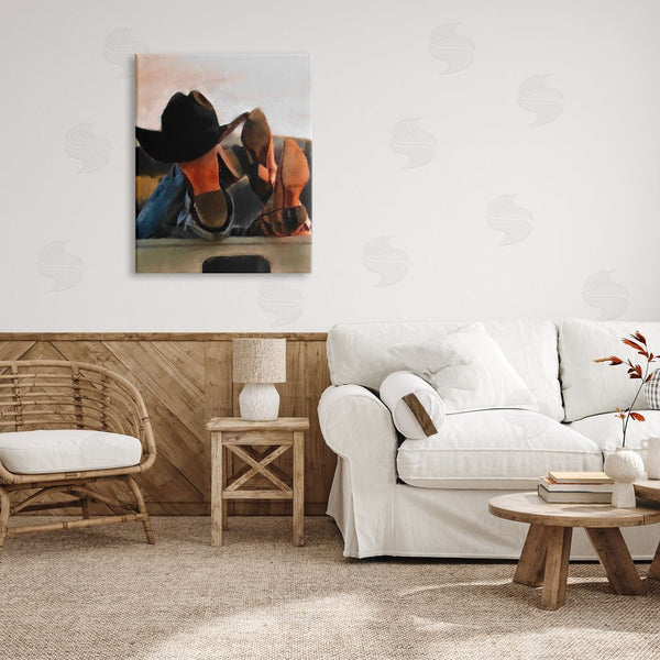 Stupell Industries Jesse Keith | Couple Resting Cowboy Boots Wall Art