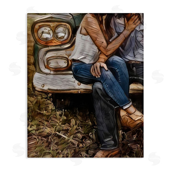 stupell industries Jesse Keith | Crossed Legs & Trucks Wall Art