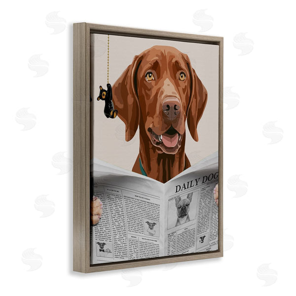 Stupell Industries Jesse Keith | Daily Hound Bathroom Humor