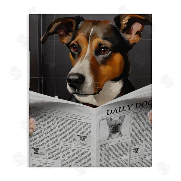 stupell industries Jesse Keith | Daily Poochie Bathroom Humor