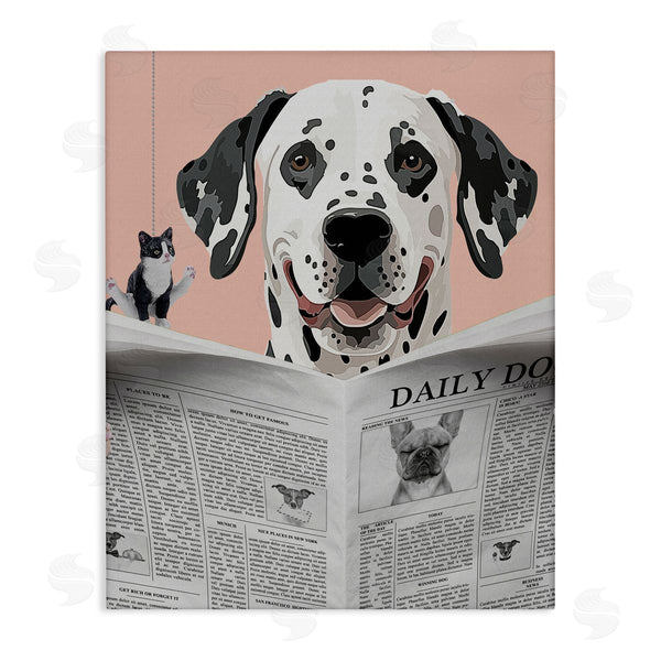 stupell industries Jesse Keith | Dalmatian Daily Bathroom Humor