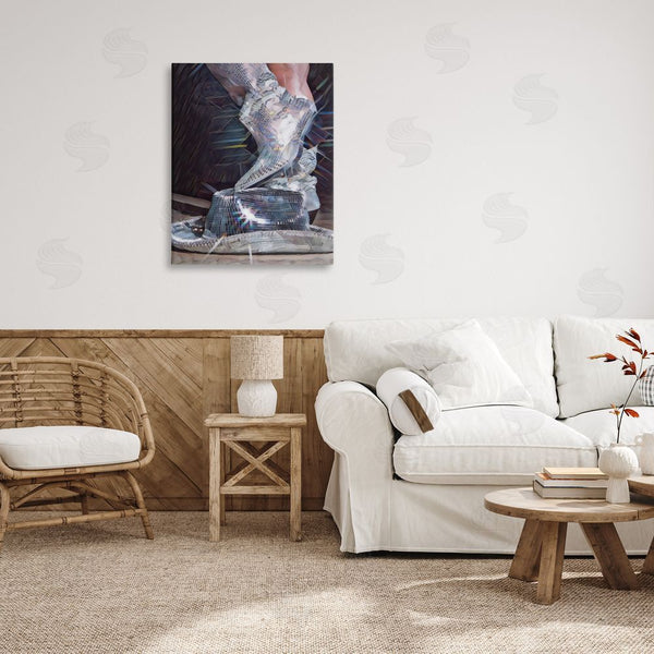 Stupell Industries Jesse Keith | Disco Sparkles Cowgirl Wall Art