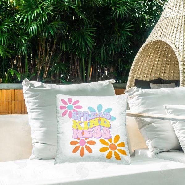 Stupell Industries Jesse Keith | Groovy Spread Kindness Printed Throw Pillow