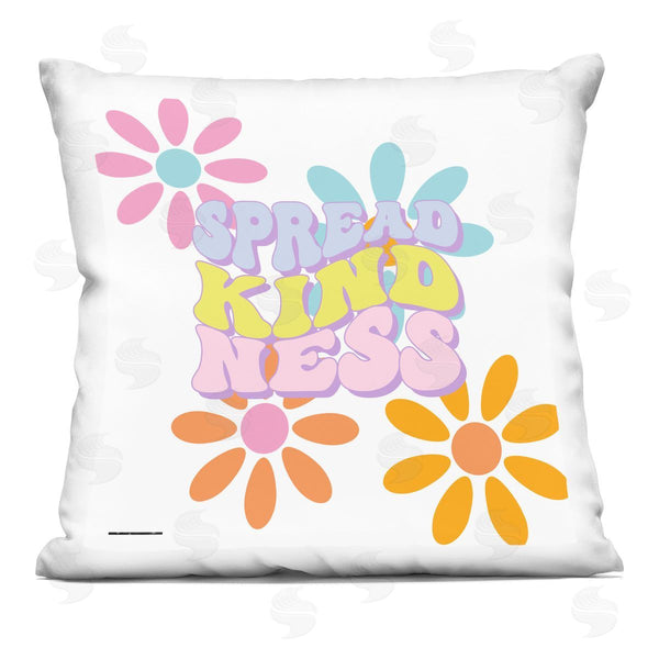 stupell industries Jesse Keith | Groovy Spread Kindness Printed Throw Pillow